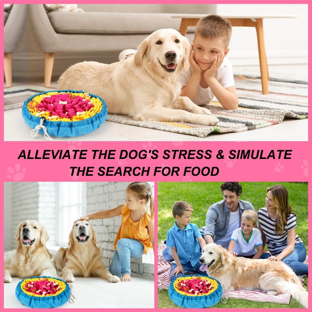 Alfombrilla ajustable para olfatear perros, alfombrilla de olfateo para mascotas para juegos interactivos, juguetes de enriquecimiento para perros