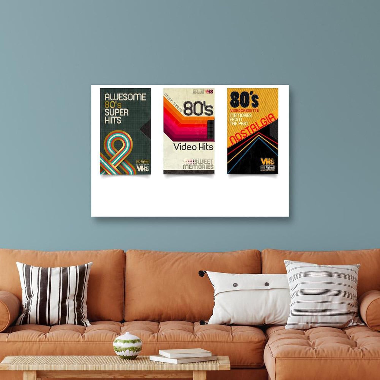 CafePress Canvas Wall Art Abstract Beta Tape Ready to Hang for Living Room, Bedroom or Office