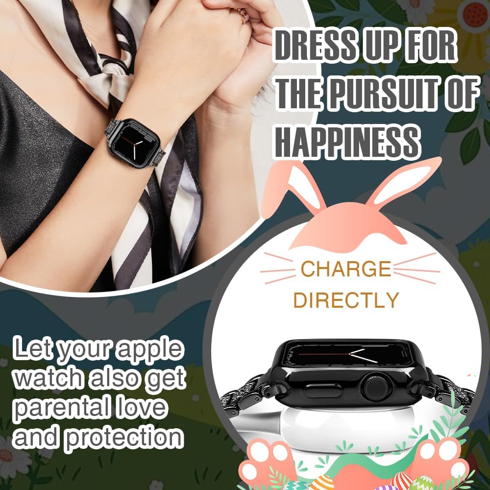 top4cus – Funda ecológica protectora, de TPU suave y flexible, compatible con iWatch Series 5, Series 4, Series 3, Series 2 y Series 1