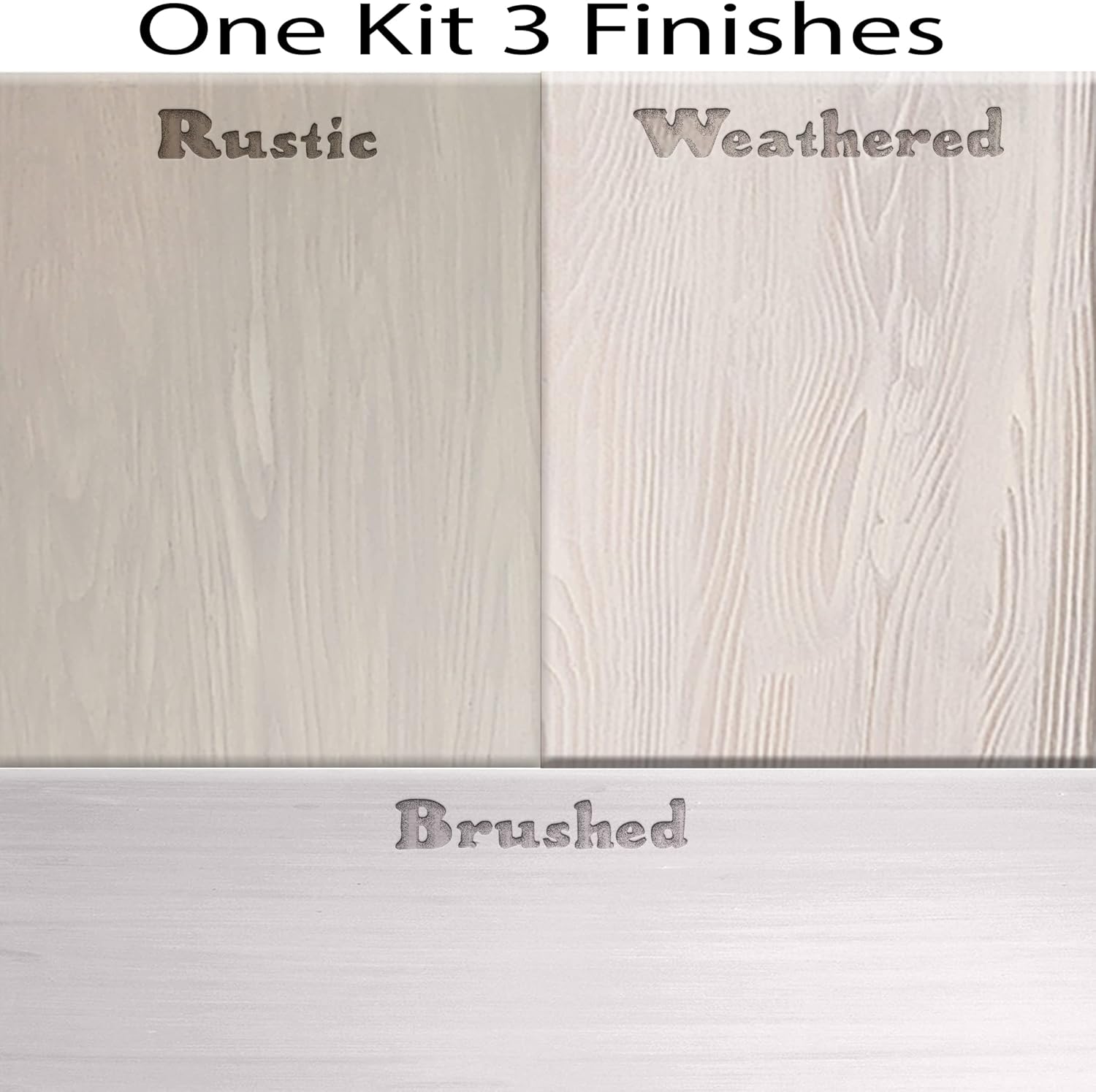 Kit de mesa con acabado de madera, GO Beyond de madera sintética con imprimación a base de madera líquida pintable y tinte de gel, herramientas de