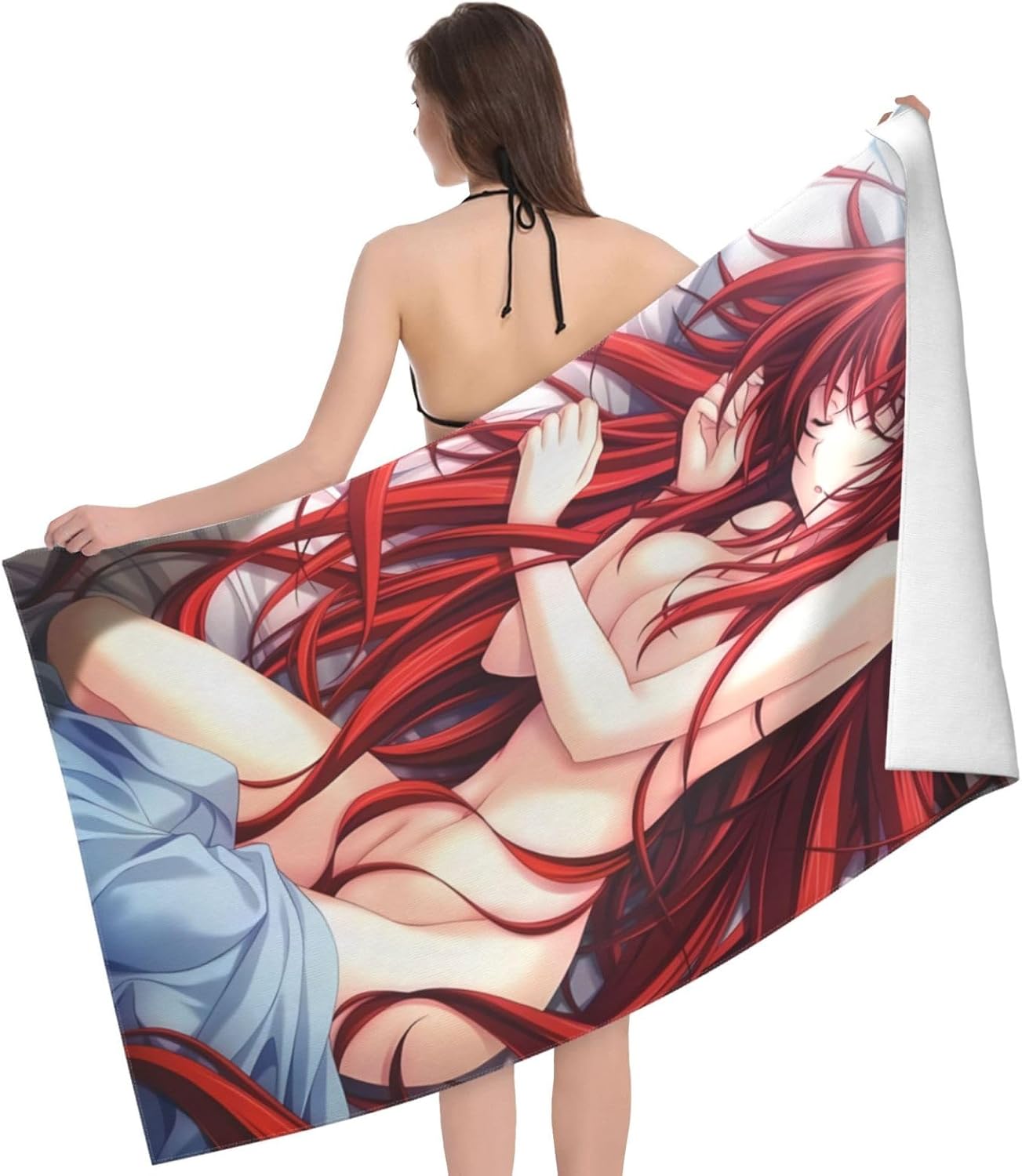 Anime High School DxD Rias Gremory – Toallas de baño de secado rápido, súper absorbentes, toalla de baño suave, toalla de playa grande para spa,