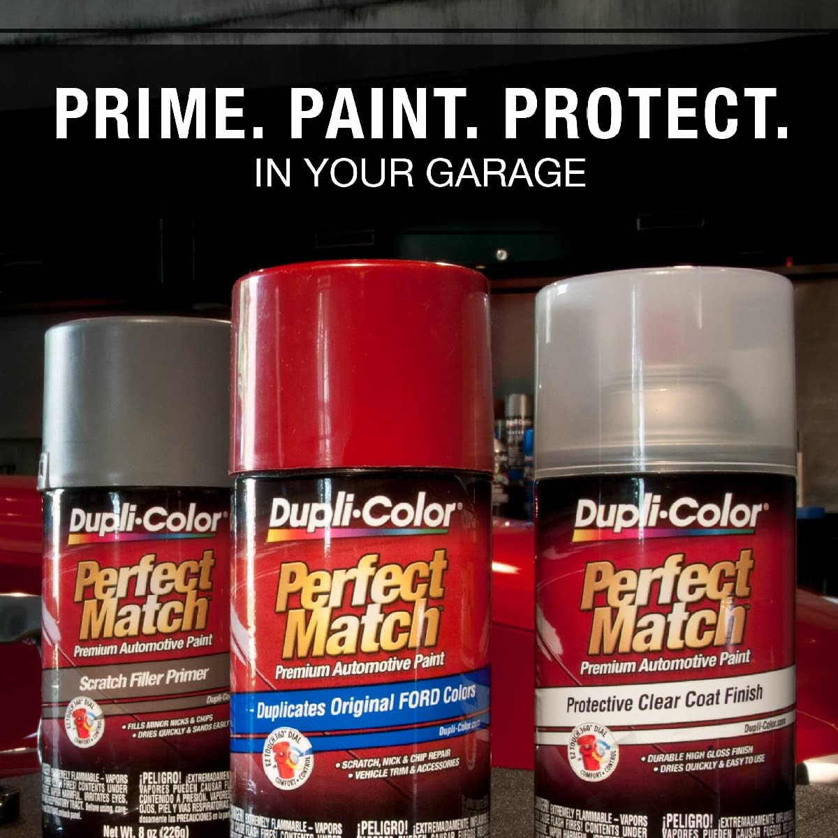 Dupli-Color (BNS0604-6 PK) – Pintura automotriz gris de precisión, perfecta compatibilidad para Nissan