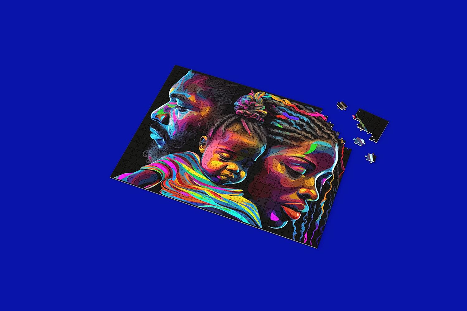 African American Expressions Jigsaw  1000 piezas LewisRenee Puzzle, Relájate y conecta con la cultura negra a través de una actividad de