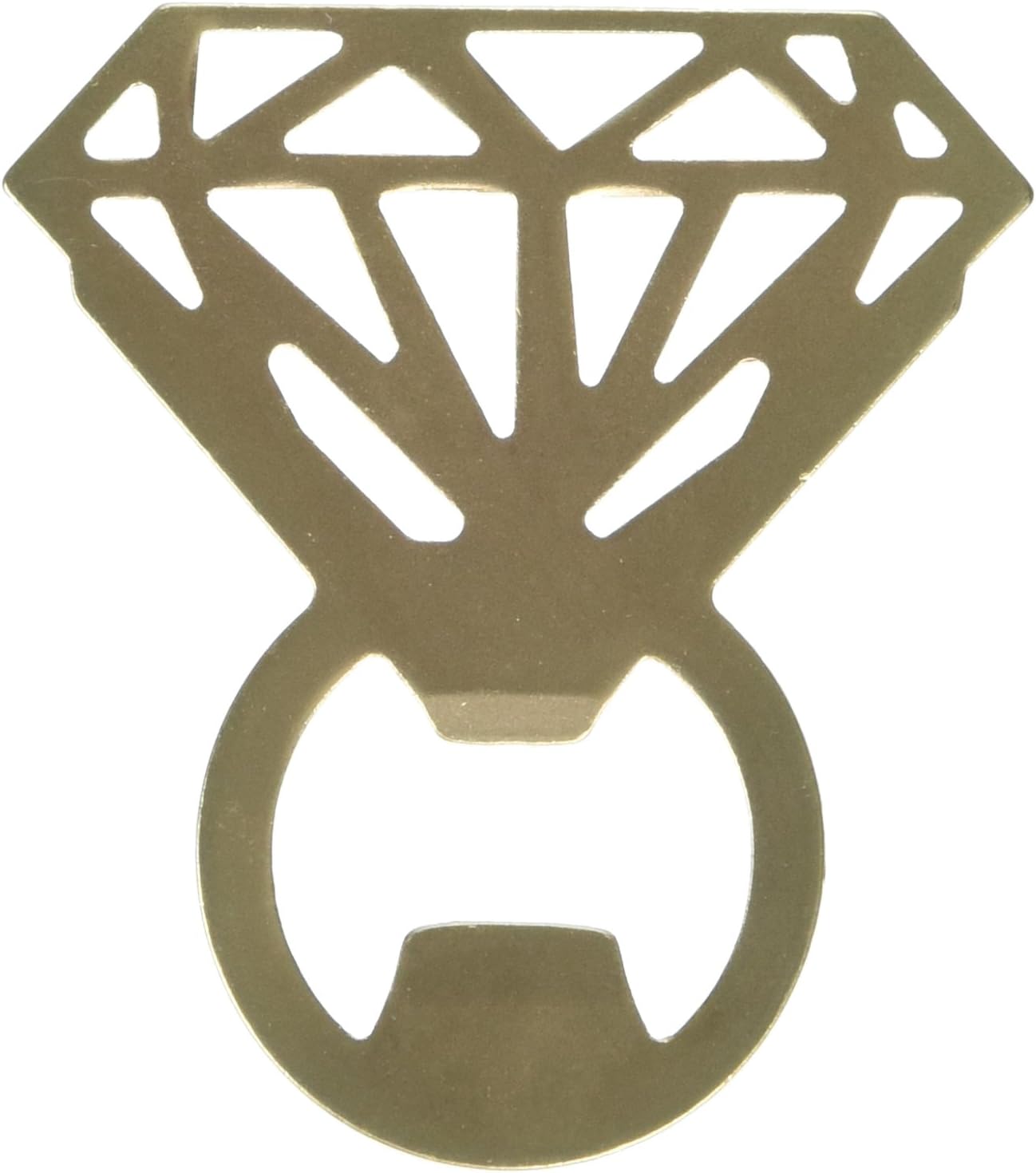 GAMAGO Abrebotellas con anillo brillante, dorado