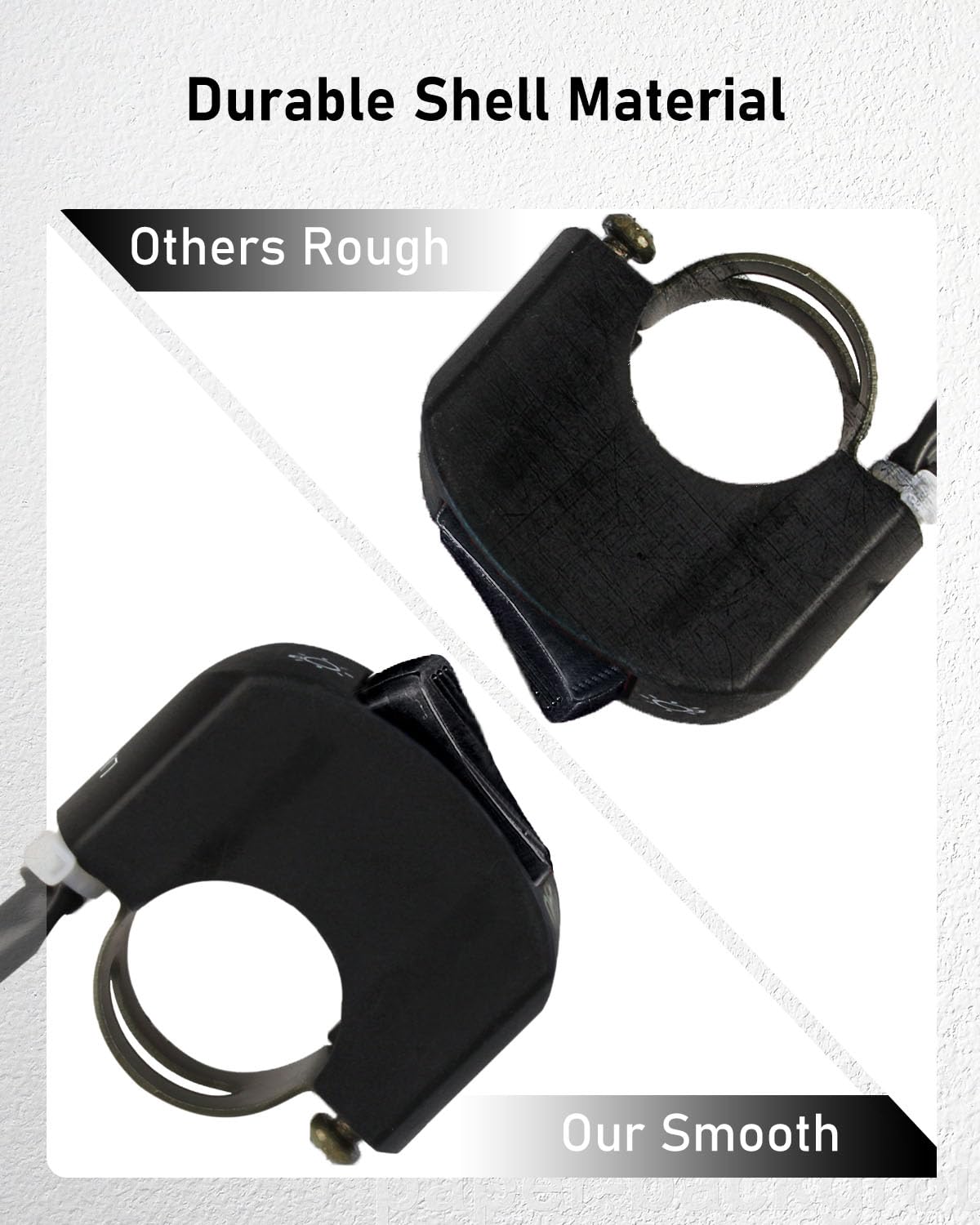 Interruptor de manillar de 78 pulgadas para motocicleta, ATV, etc., interruptor de palanca de motocicleta impermeable para luces, interruptor de