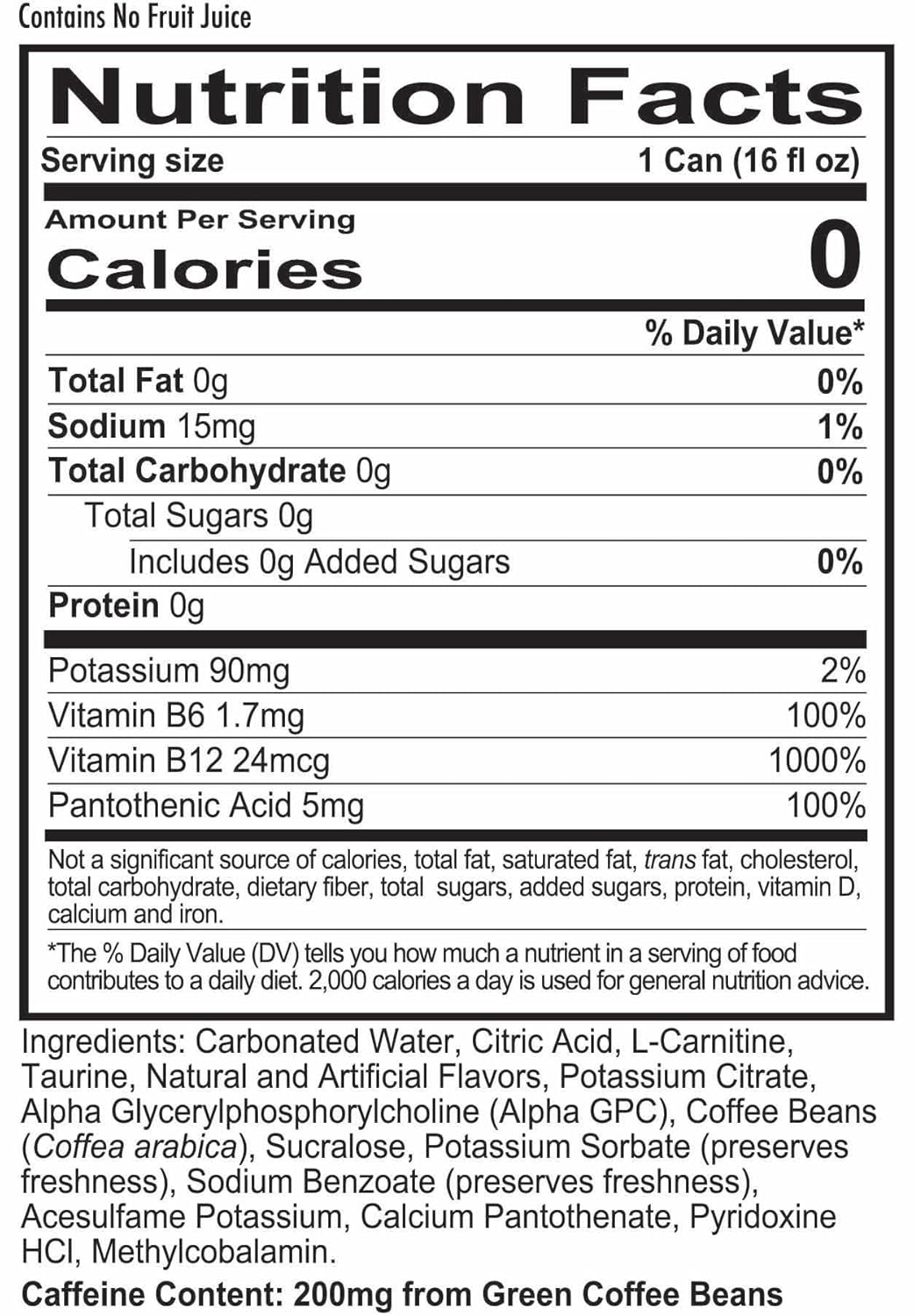 REDCON1 Bebida energética de alto rendimiento, congelación de uva, bebida energética sin azúcar con nootrópico Alpha GPC, 200 mg de cafeína natural