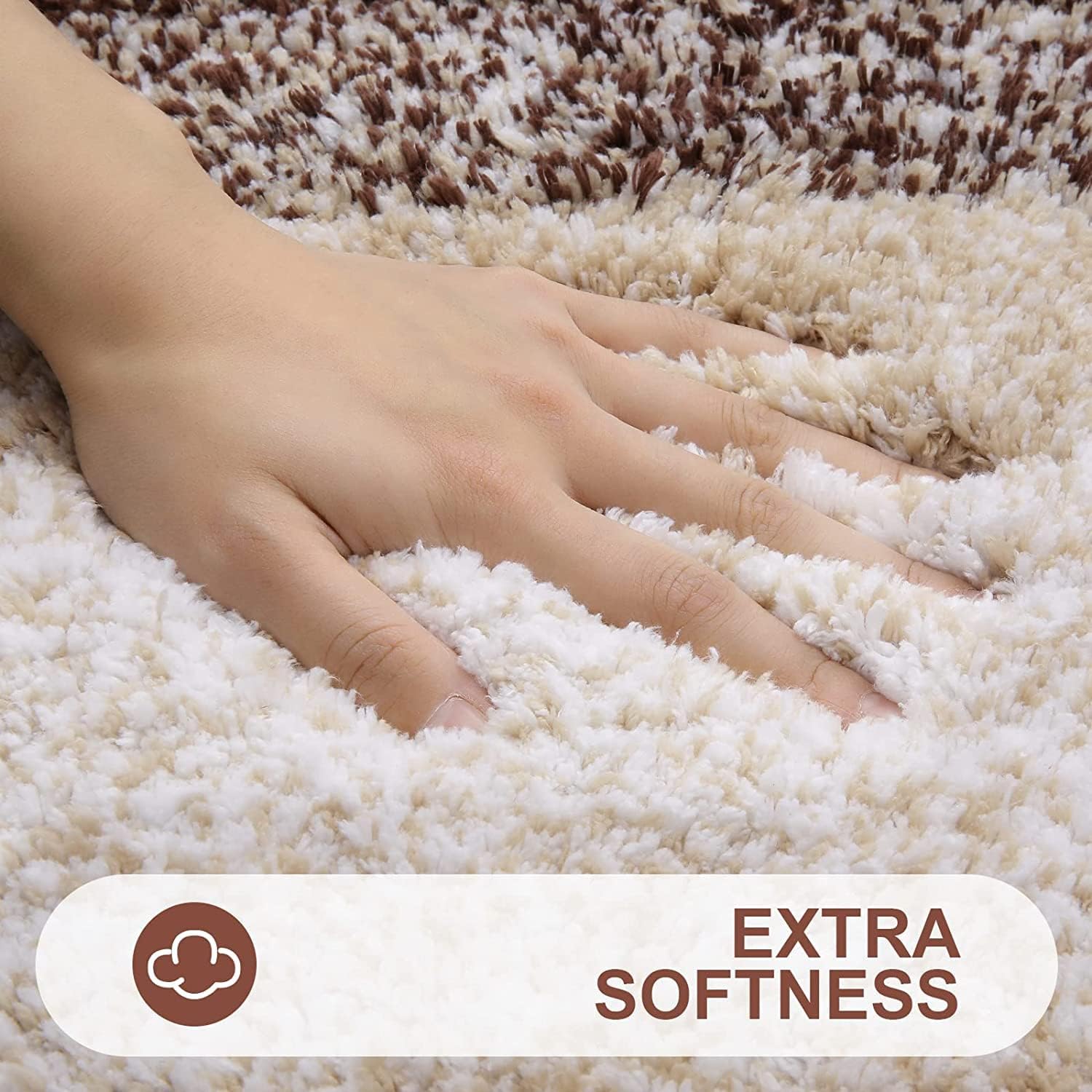 OLANLY Juego de 2 alfombras de baño y alfombras de baño ombré, tamaño 36 x 24 pulgadas y juego de alfombras de baño de 24 x 16 + 24 x 20 pulgadas,