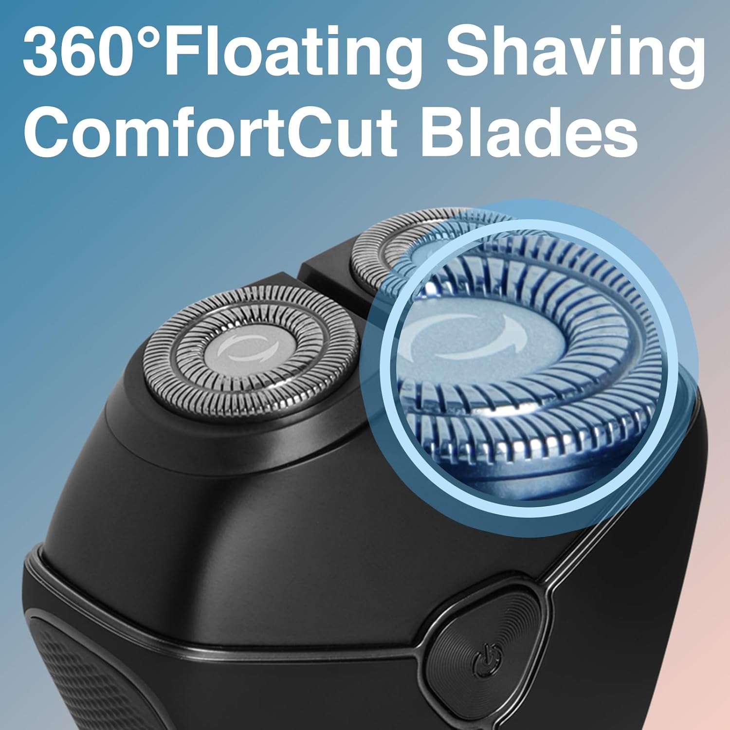 Mini maquinilla de afeitar eléctrica para hombres, afeitadora portátil en seco y húmedo, sin cables, recargable, IPX6, impermeable, flotante,