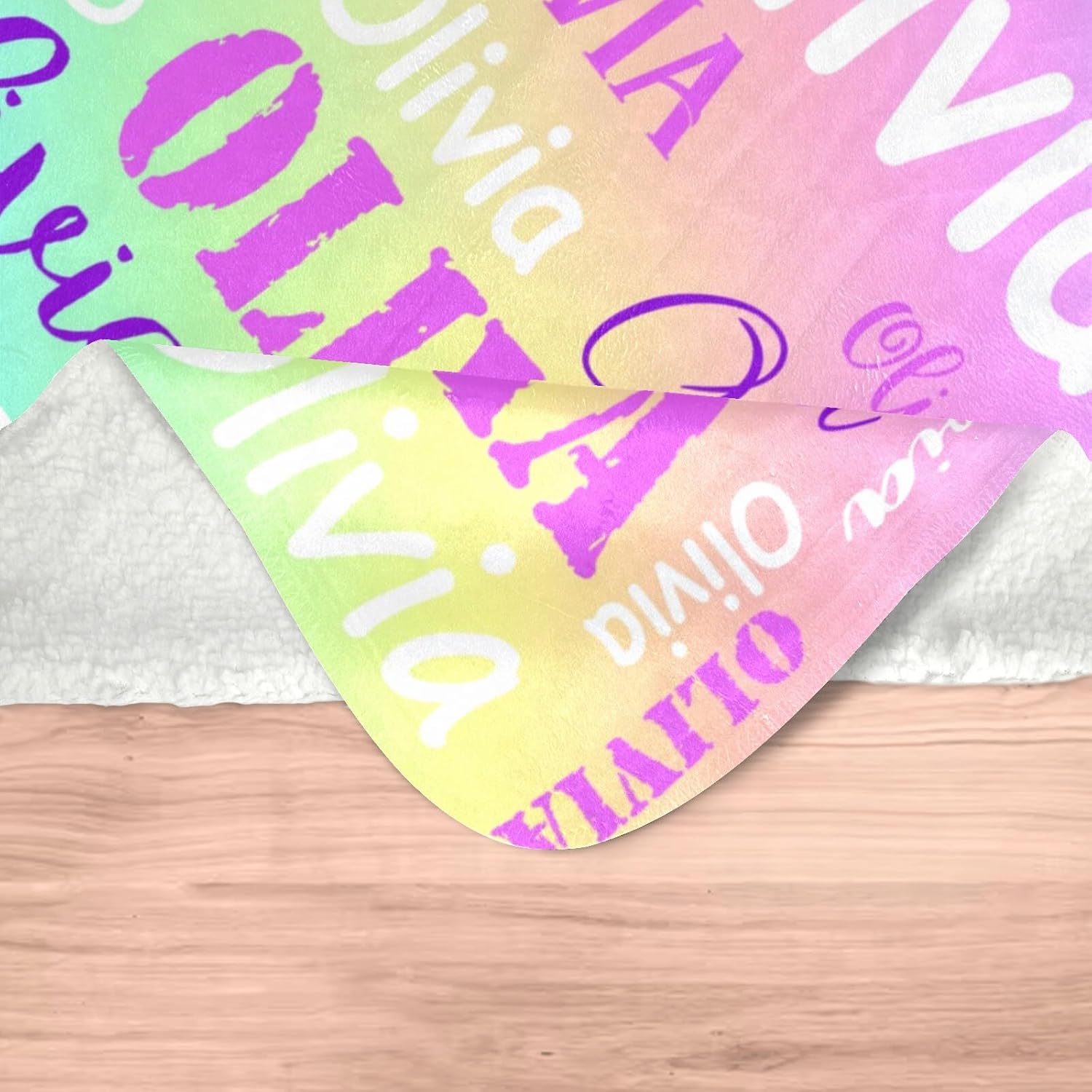 Mantas y mantas personalizadas con nombre, manta personalizada con nombre, manta personalizada con nombre para niños, manta de Navidad personalizada