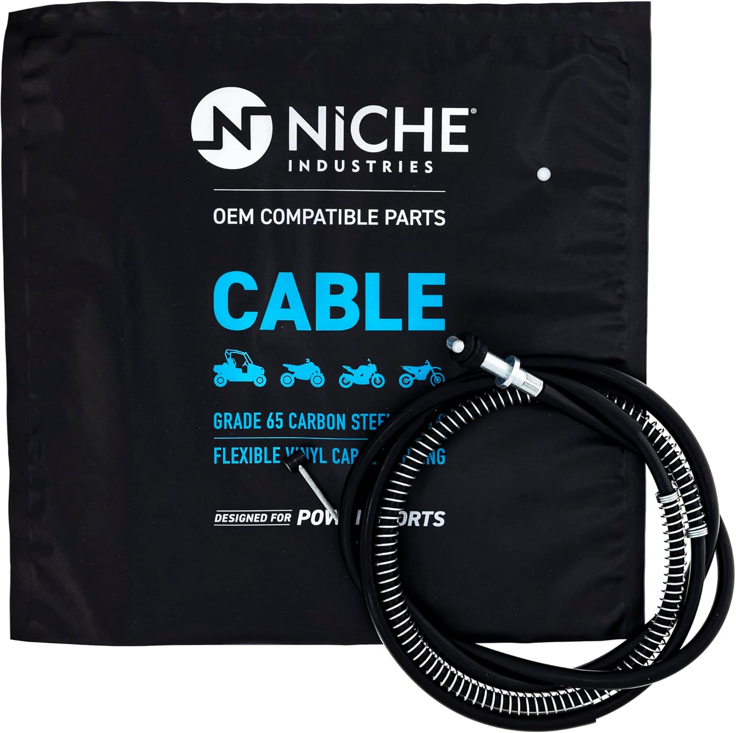 NICHE Cable de freno para Yamaha Raptor 660R YFM660R 5LP-26341-00-00