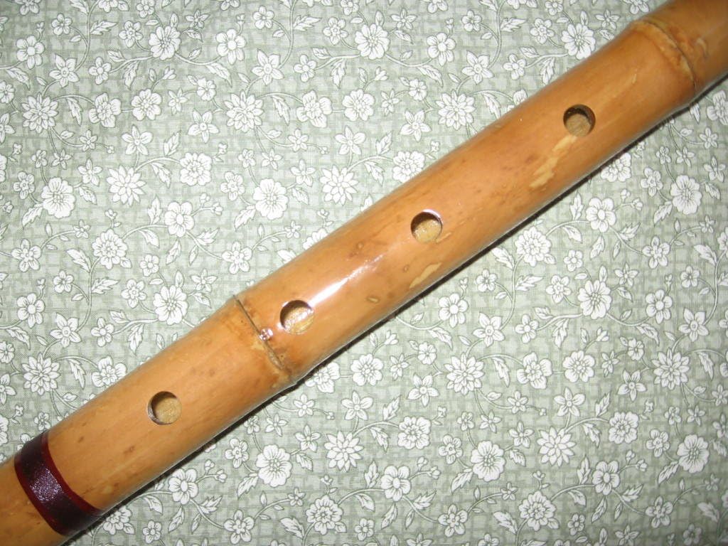 1.8 Pentatonic Shakuhachi sin Root End 5 Agujeros – Instrumento Zen Tradicional Notas reproducidas DFGAC