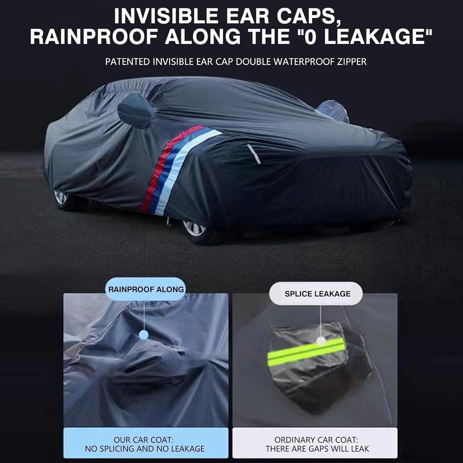 Funda para automóvil para exteriores, protección contra el agua y el sol, para Volvo XC40 2017-2023, Volvo C40 2021-2023, a prueba de polvo, con