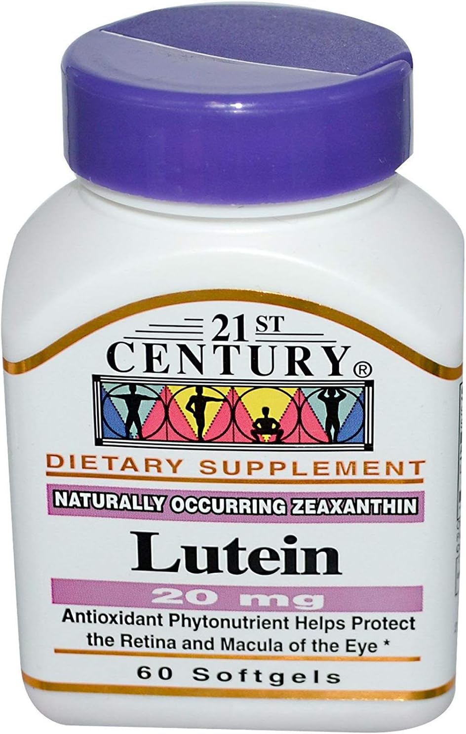 21st Century Luteína 20 mg cápsulas blandas – 60 unidades, paquete de 2