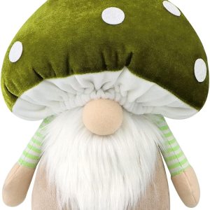 Gehydy Peluche de gnomo de hongo, gran decoración de primavera, Pascua, regalo hecho a mano, Tomte escandinavo relleno para el hogar, cocina, Gehydy Peluche de gnomo de hongo, gran decoración de primavera, Pascua, regalo hecho a mano, Tomte escandinavo relleno para el hogar, cocina,