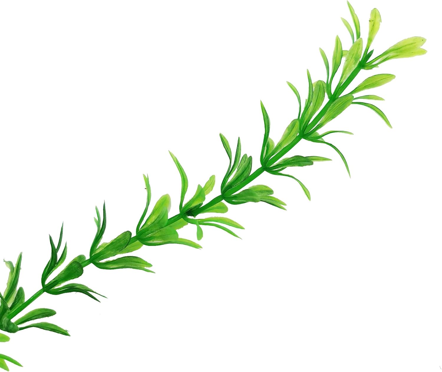 Plantas artificiales de acuario, plantas de pecera de 21.5 pulgadas de alto, grandes plantas artificiales de plástico verde artificial, cañas de
