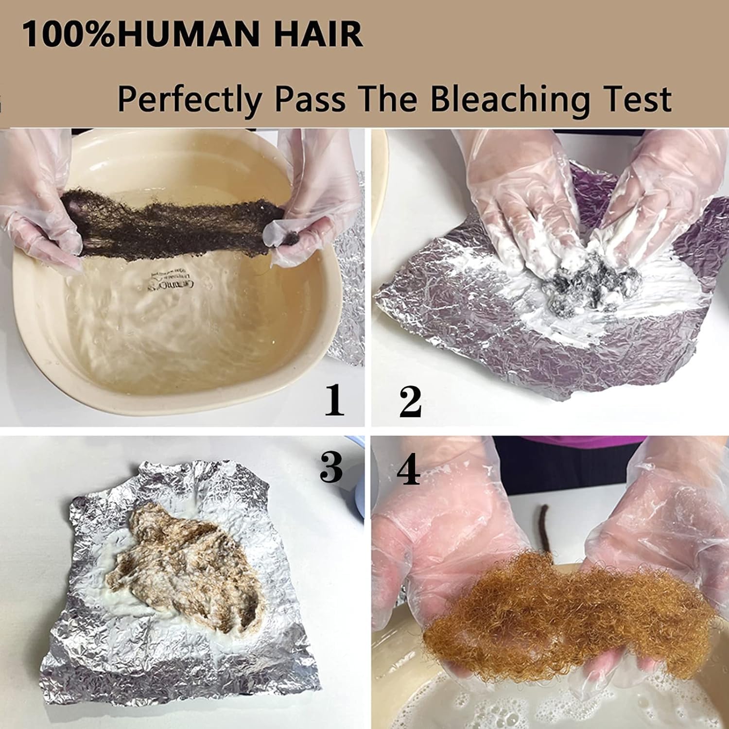 Cabello humano afro rizado a granel para extensiones de rastas, trenzas torcidas, cabello trenzado 100% natural, se puede decolorar y teñir, 1.06 oz
