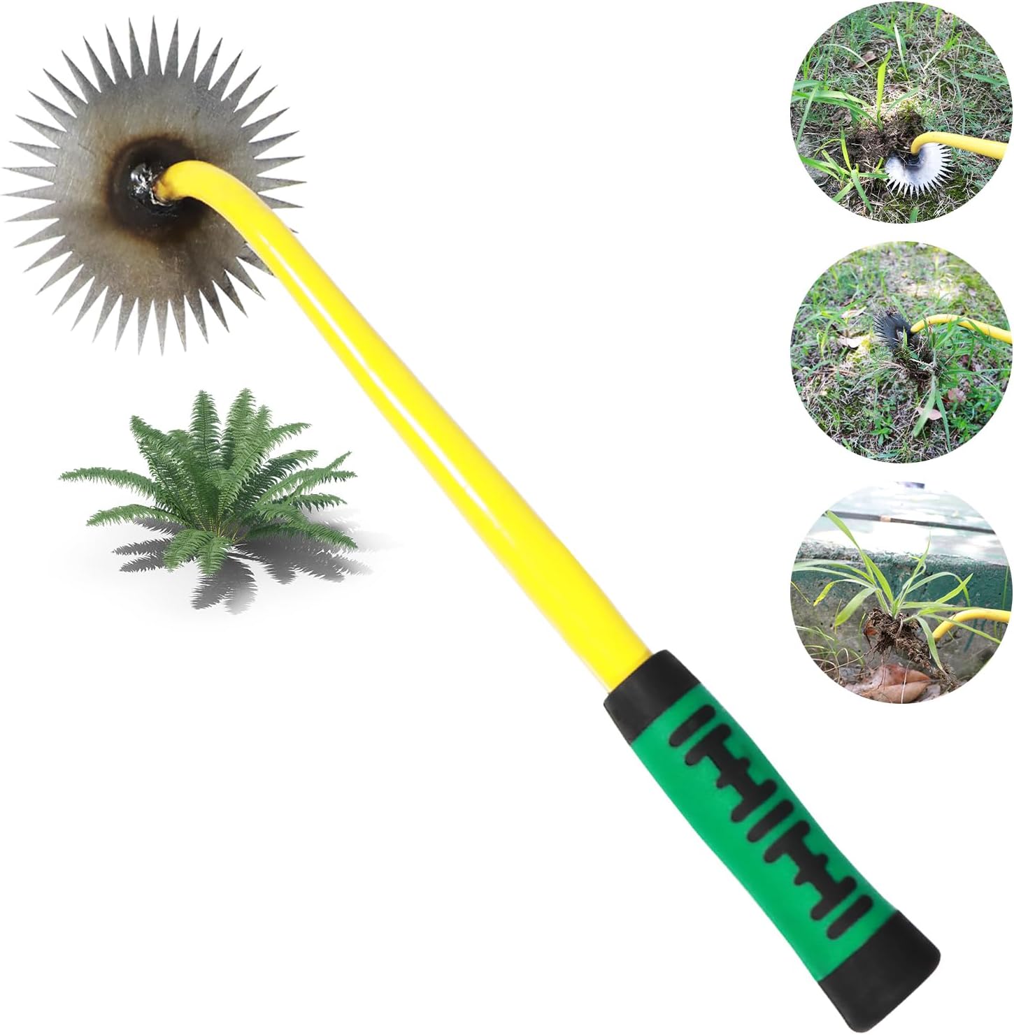 Nuevo artefacto de deshierbe desarraigo herramienta de jardín de malezas, herramienta de acero al manganeso extractor de malezas se levanta