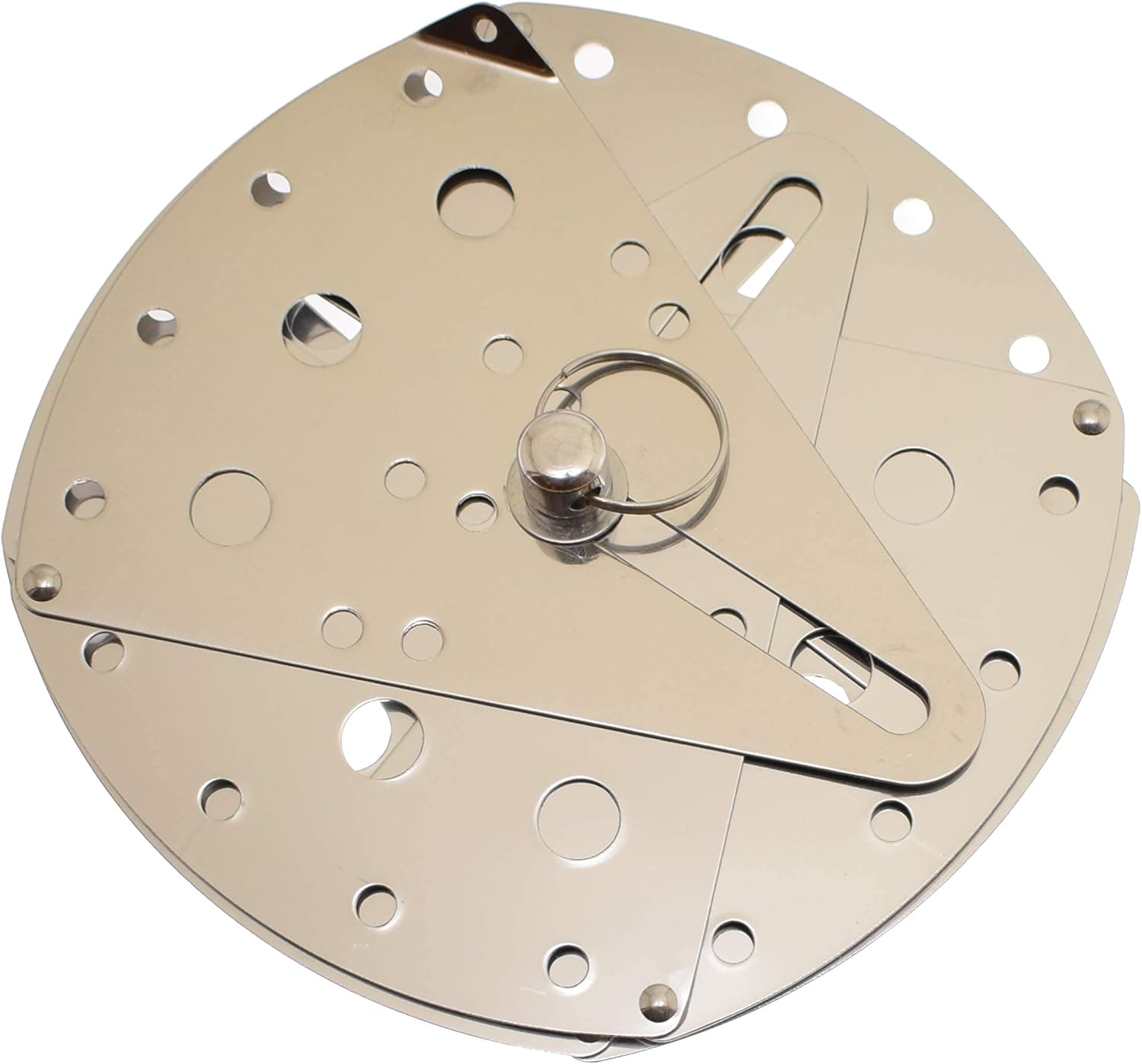 Otoshibuta – Tapa abatible de acero inoxidable ajustable de 5.5 a 9.1 pulgadas de tamaño flexible