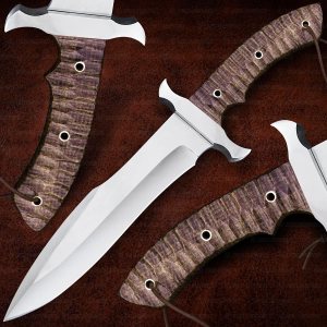 Cuchillo Bowie grande con funda de 13.5 pulgadas, cuchillo Bowie de acero inoxidable D2 pulido espejo – Cuchillo Bowie personalizado afilado para Cuchillo Bowie grande con funda de 13.5 pulgadas, cuchillo Bowie de acero inoxidable D2 pulido espejo – Cuchillo Bowie personalizado afilado para