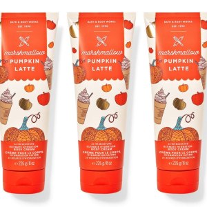 Bath & Body Works Marshmallow Pumpkin Latte Ultra Shea Body Cream – Lote de 3 (el embalaje puede variar) Bath & Body Works Marshmallow Pumpkin Latte Ultra Shea Body Cream – Lote de 3 (el embalaje puede variar)