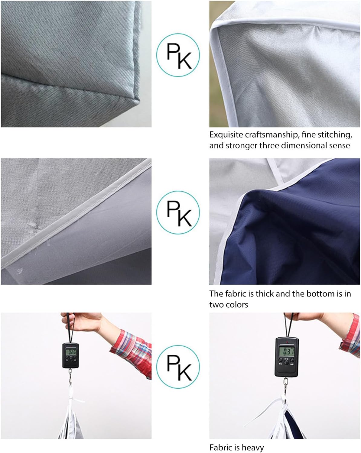 Cubierta duradera de CA para unidades exteriores, protección para todo tipo de clima, resistente al agua, diseño resistente al viento, se adapta a