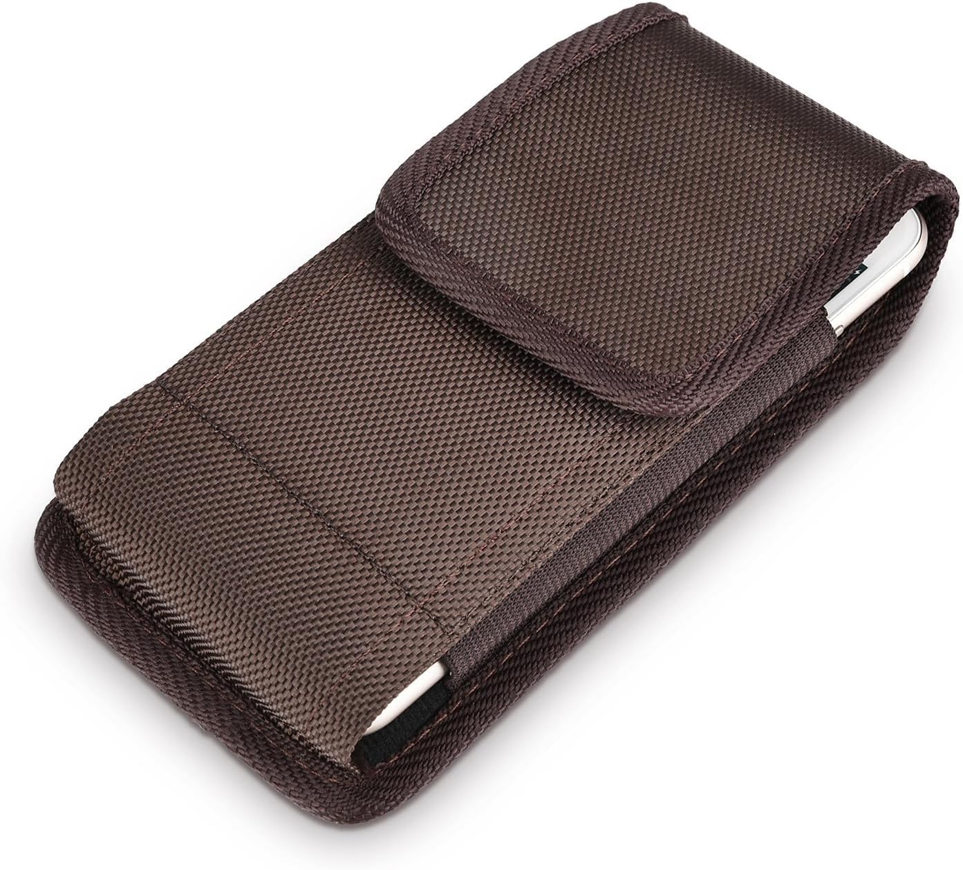 Funda de nailon para iPhone 13 Mini 12 Mini, funda vertical resistente para cinturón con clip para cinturón para iPhone 8 7 6S 6 iPhone SE 2020 SE