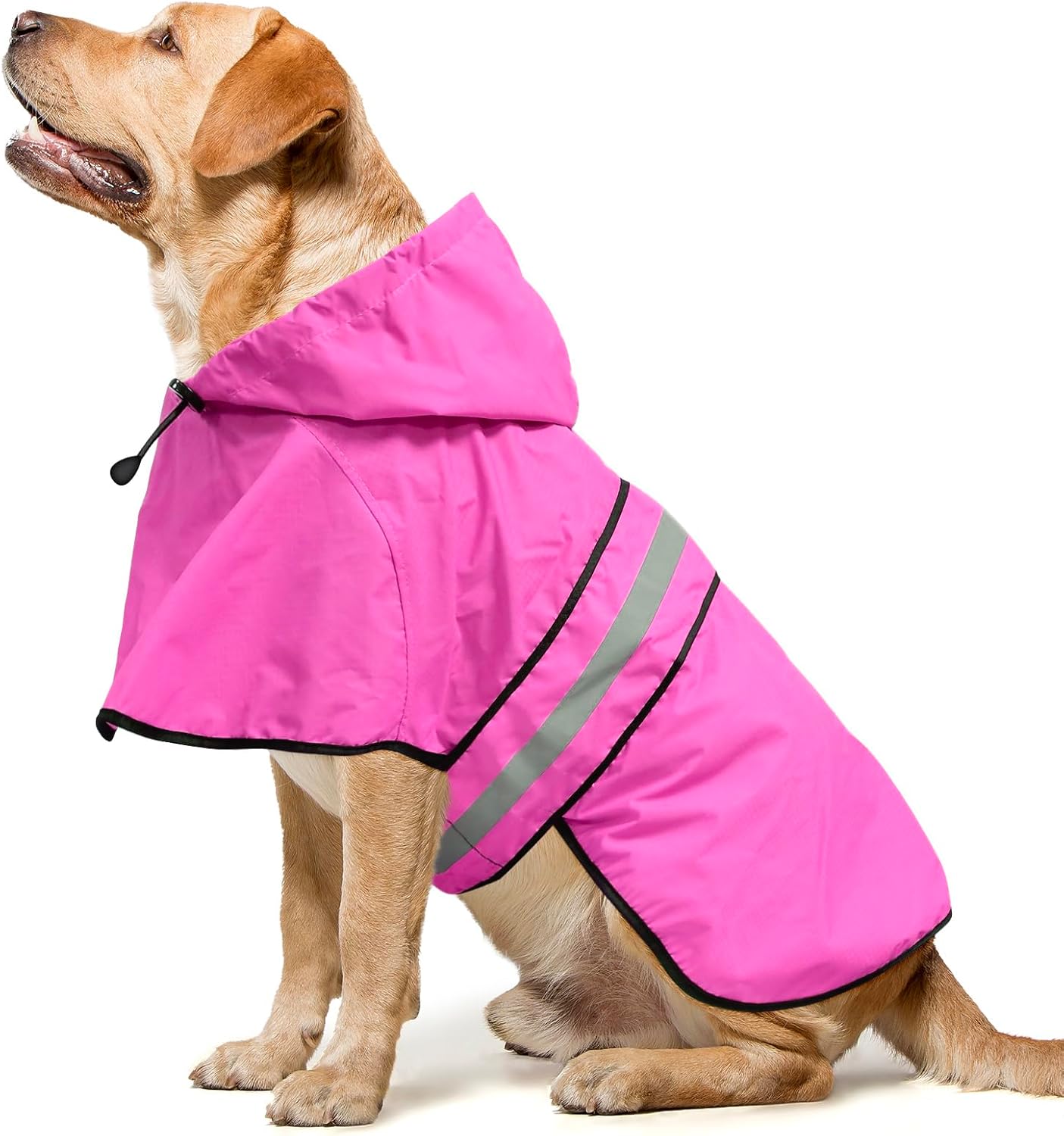 Impermeable para perros  Impermeables con capucha para perros, abrigo de lluvia reflectante ajustable para perro, chaqueta de lluvia para perro,