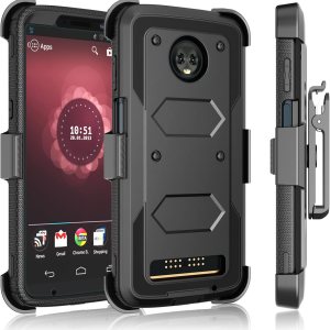 Tekcoo Funda para Motorola Moto Z3 PlayVerizon Moto Z3 Funda con clip Tshell Pantalla incorporada Cinturón de bloqueo giratorio seguro defensor de Tekcoo Funda para Motorola Moto Z3 PlayVerizon Moto Z3 Funda con clip Tshell Pantalla incorporada Cinturón de bloqueo giratorio seguro defensor de