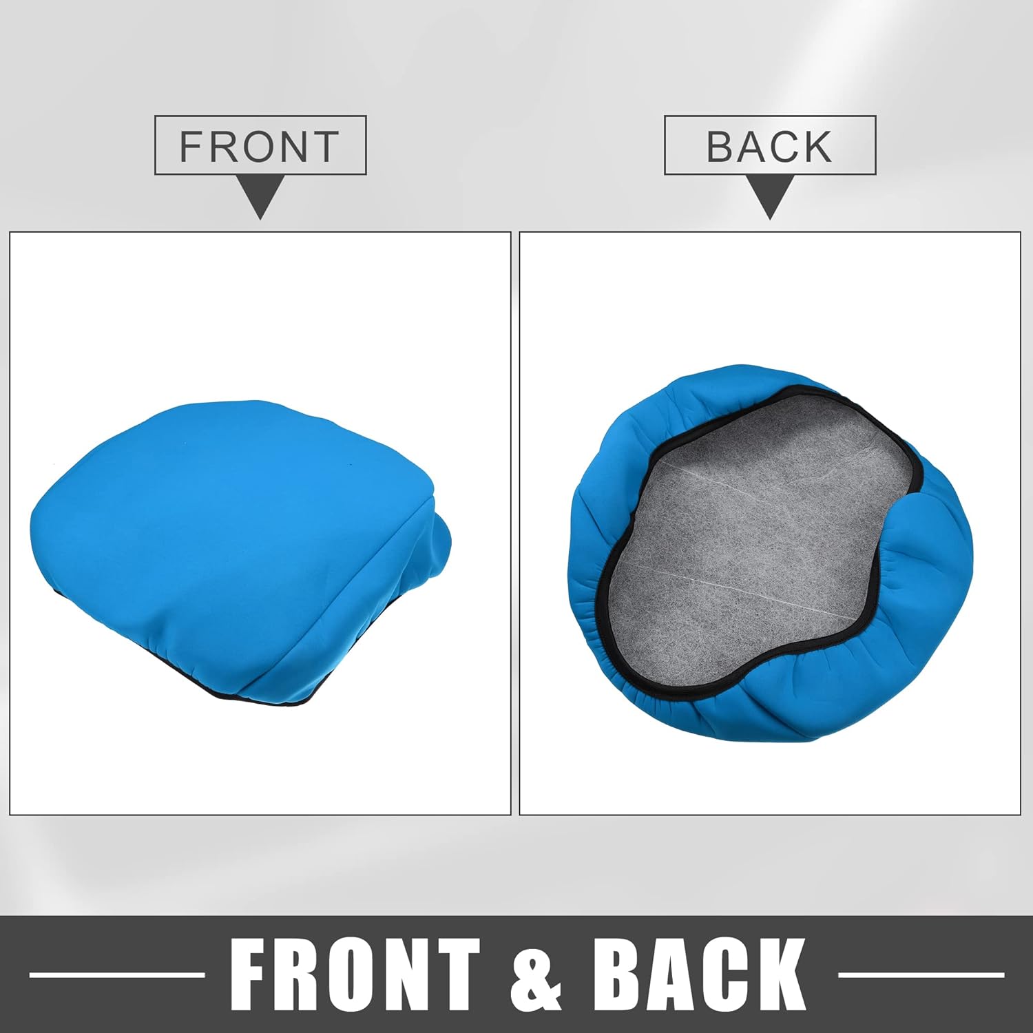 Almohadilla de consola central, impermeable, funda de asiento para reposabrazos azul para Dodge para Ram 1500 2500 3500 2013-2022