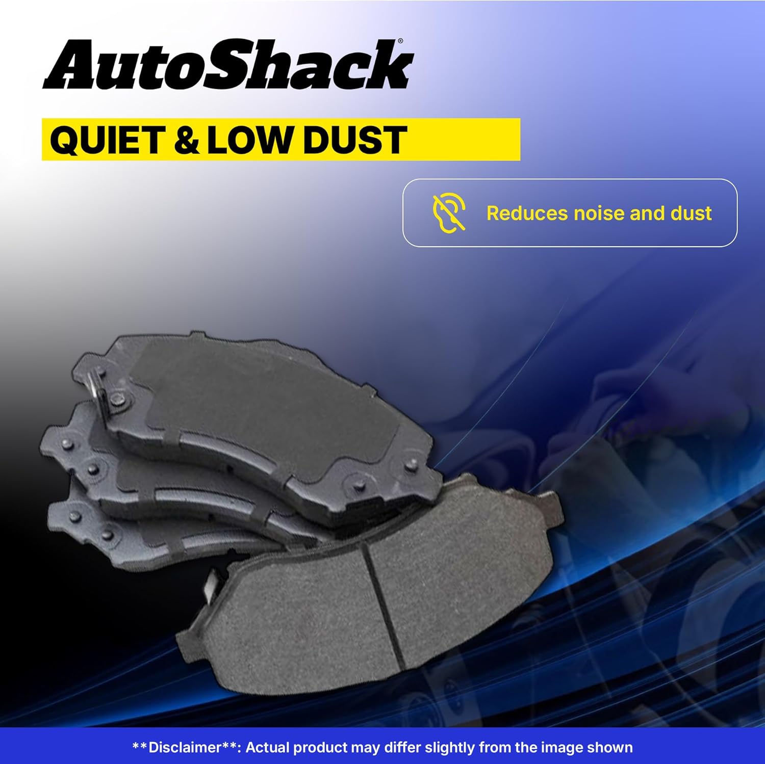 AutoShack – Juego de pastillas de freno traseras de cerámica para el lado del conductor y del pasajero para Kia Sportage Optima Magentis Amanti