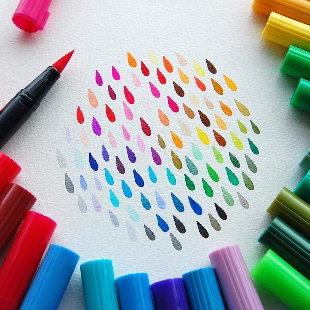 Tombow ABT (AB-T020) – Bolígrafo doble con pincel