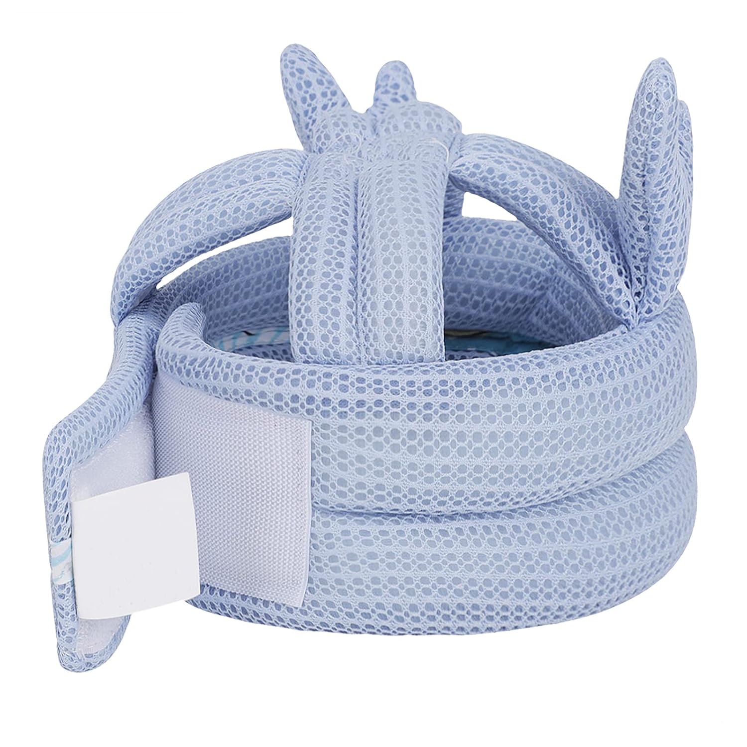 Casco de seguridad para caminar para niños pequeños, protector de cabeza transpirable, protector de cabeza ajustable, sin golpes, gorro de seguridad