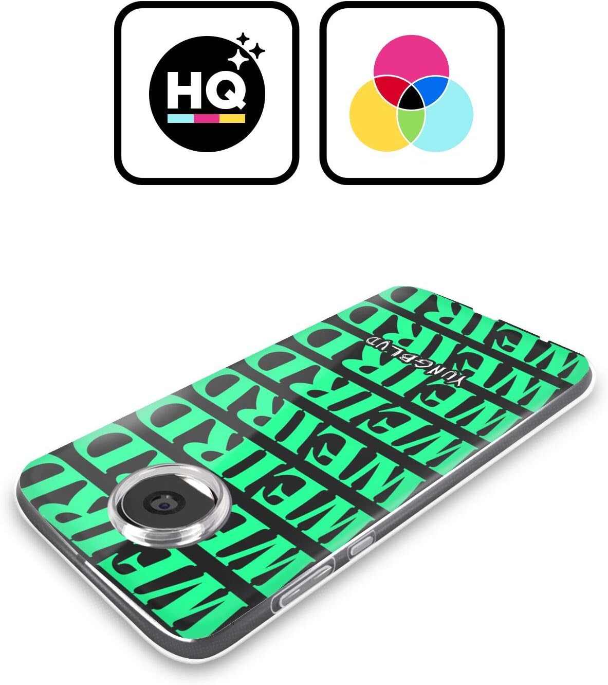 Head Case Designs Officially Licensed Yungblud Weird! Text Graphics Soft Gel Case Compatible with Motorola Moto G41