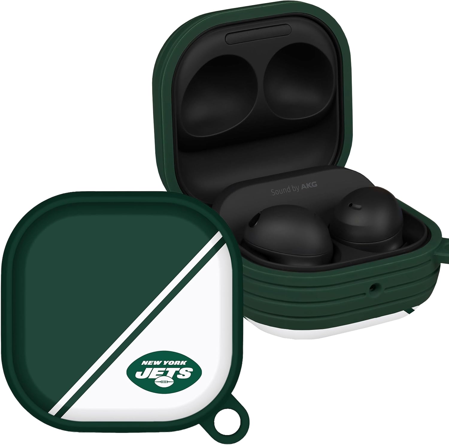 Game Time New York Jets HDX Champion Series – Funda compatible con Samsung Galaxy Buds Pro