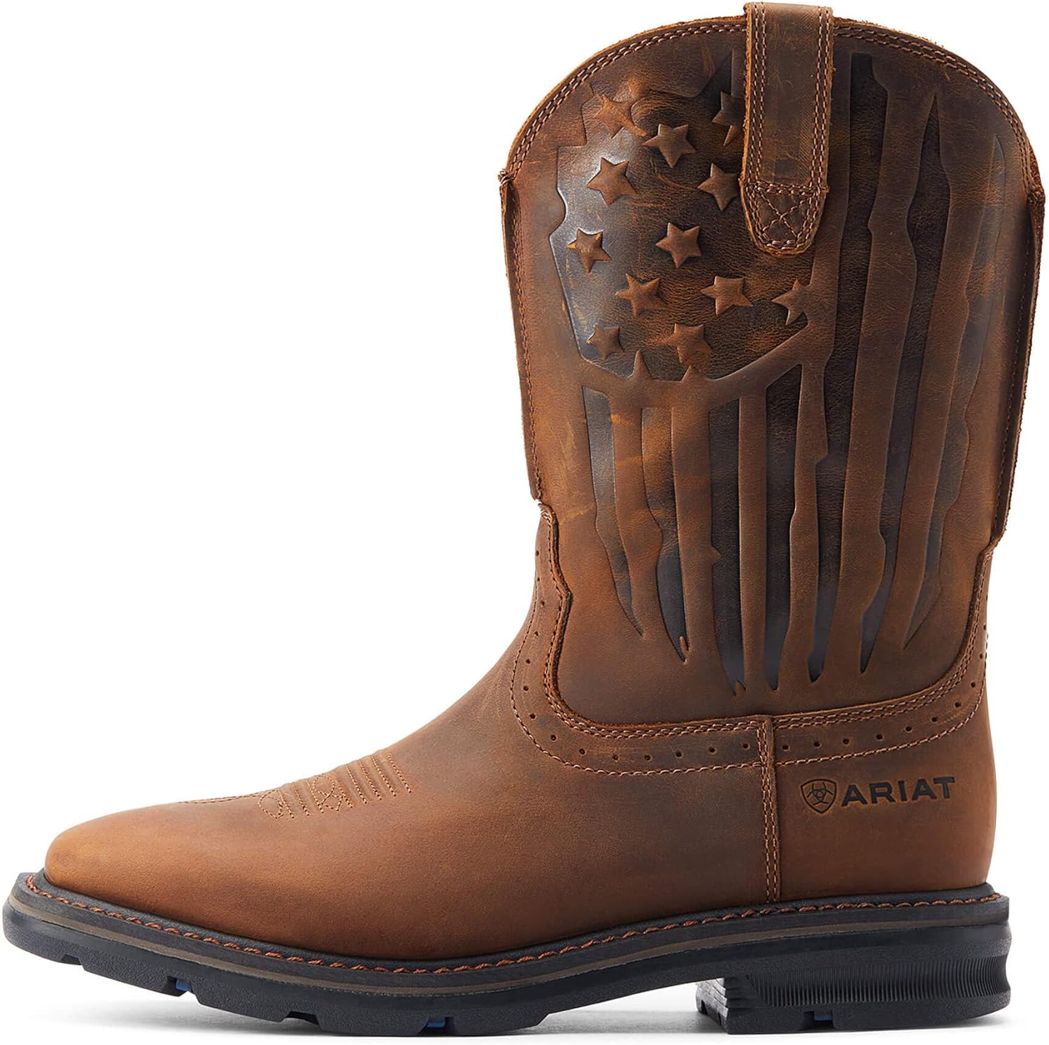 ARIAT Sierra Shock Shield Patriot Botas de trabajo Western para hombre