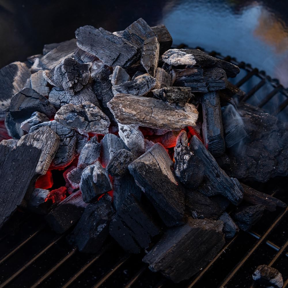 Nexgrill Parrilla de carbón de 22 pulgadas con carrito de mesa y mesa auxiliar, espacio de cocción de 358.4 pulgadas cuadradas, perfecta para