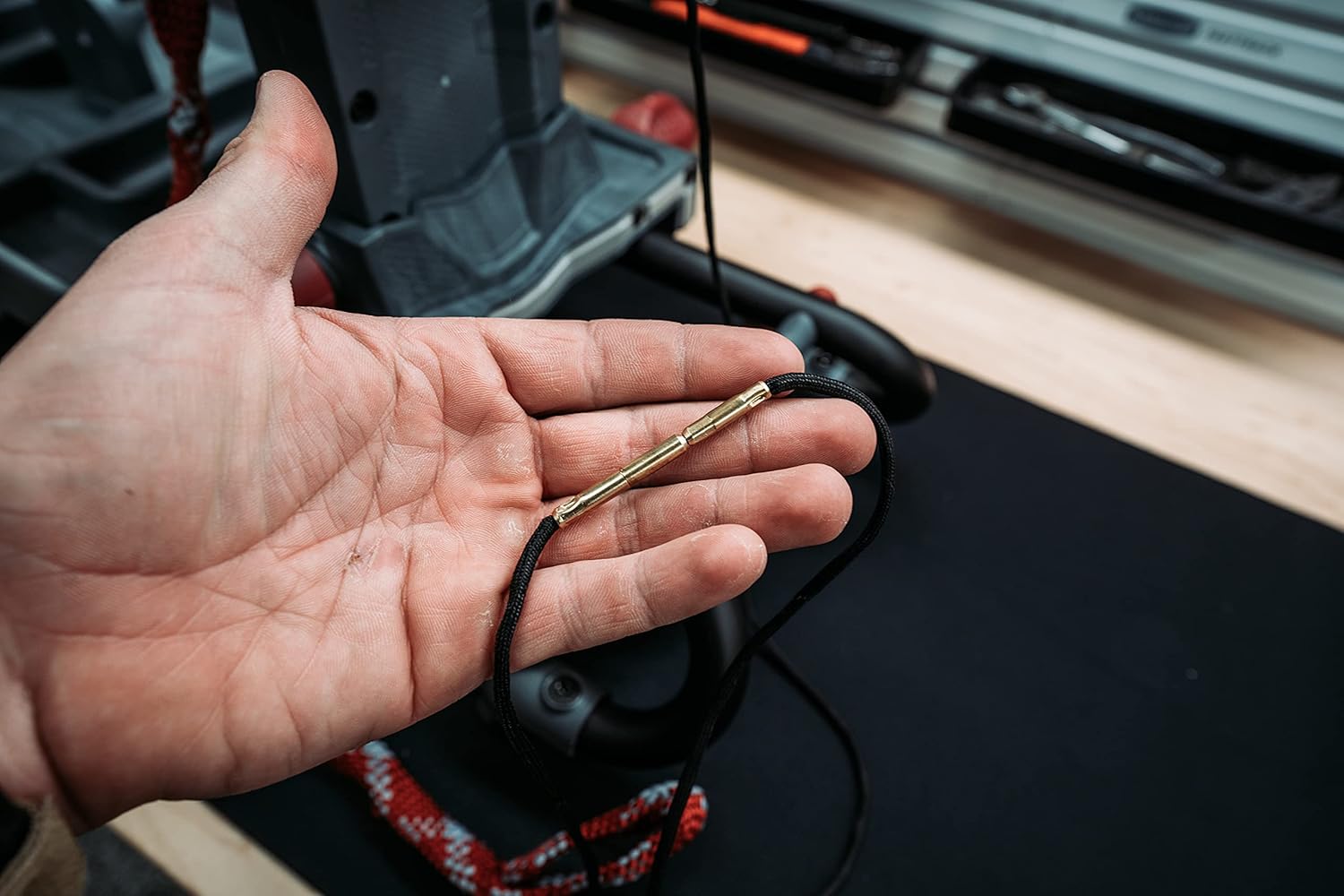 Tipton Cuerdas Nope – Cuerdas de diámetro interior de 0.354 in con conexión de extremo a extremo y estuche para mantenimiento de armas de fuego
