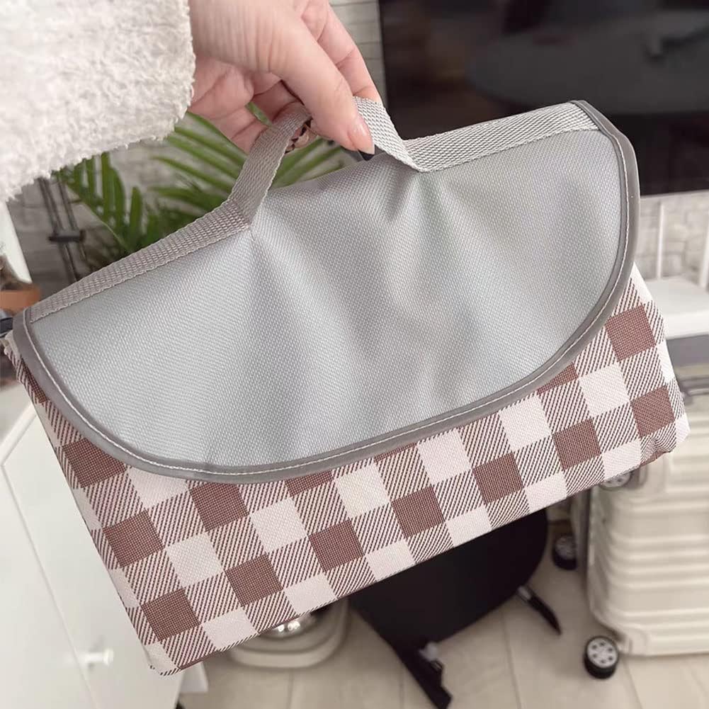 Manta de picnic extragrande para playa, 80 x 60 pulgadas, impermeable, a prueba de arena, plegable, portátil para acampar al aire libre, senderismo,