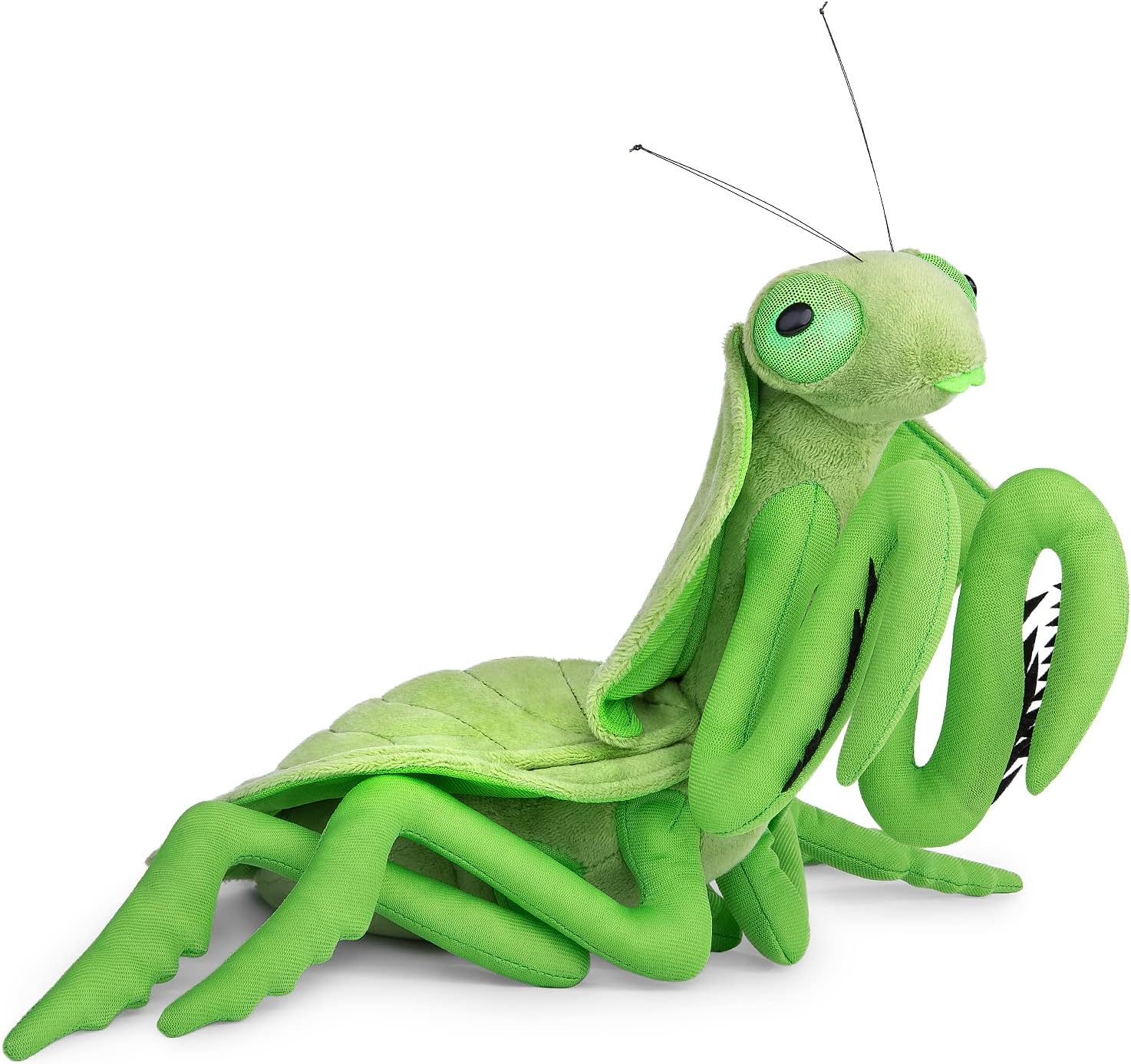 ZHONGXIN MADE Juguete de peluche de mantis de espada grande china de simulación, animal de peluche de mantis suave, juguete suave de 14 pulgadas