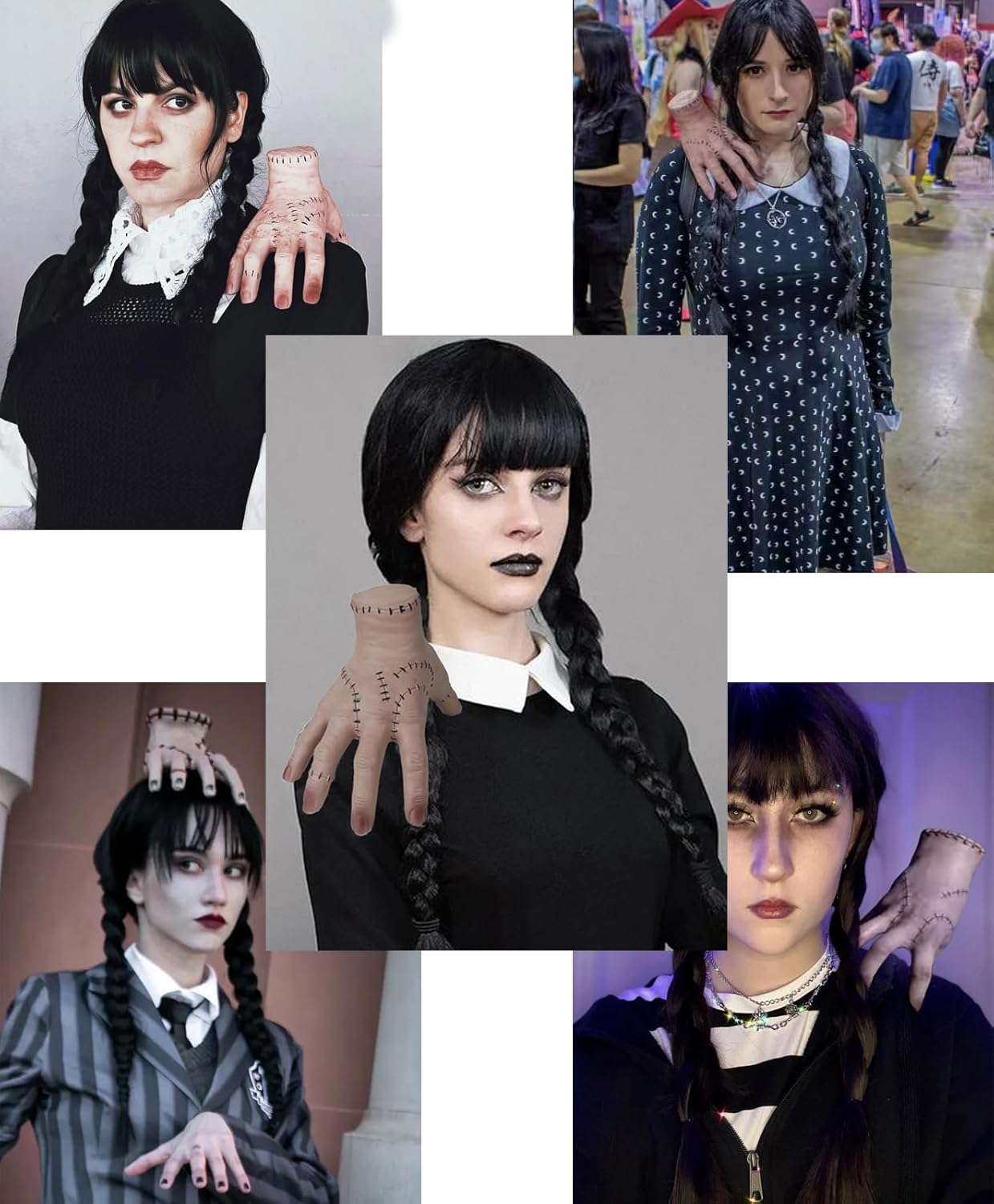 Wednesday Addams Thing Hand por Addams Family Scary Props Decoraciones para fiesta de Halloween