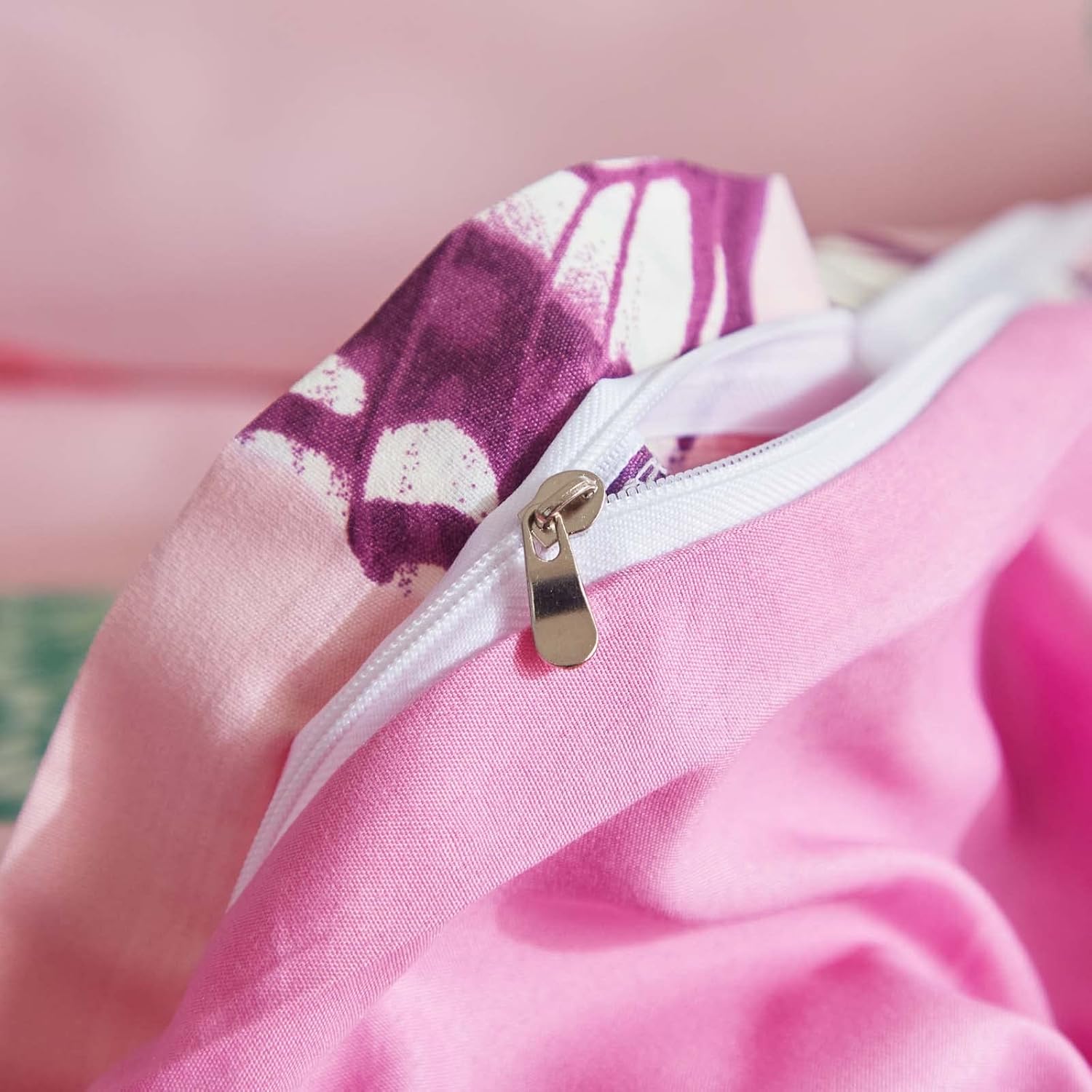 Juego de funda de edredón con diseño de mariposa que brilla en la oscuridad, tamaño individual, 2 piezas para niños y niñas, decoración que brilla