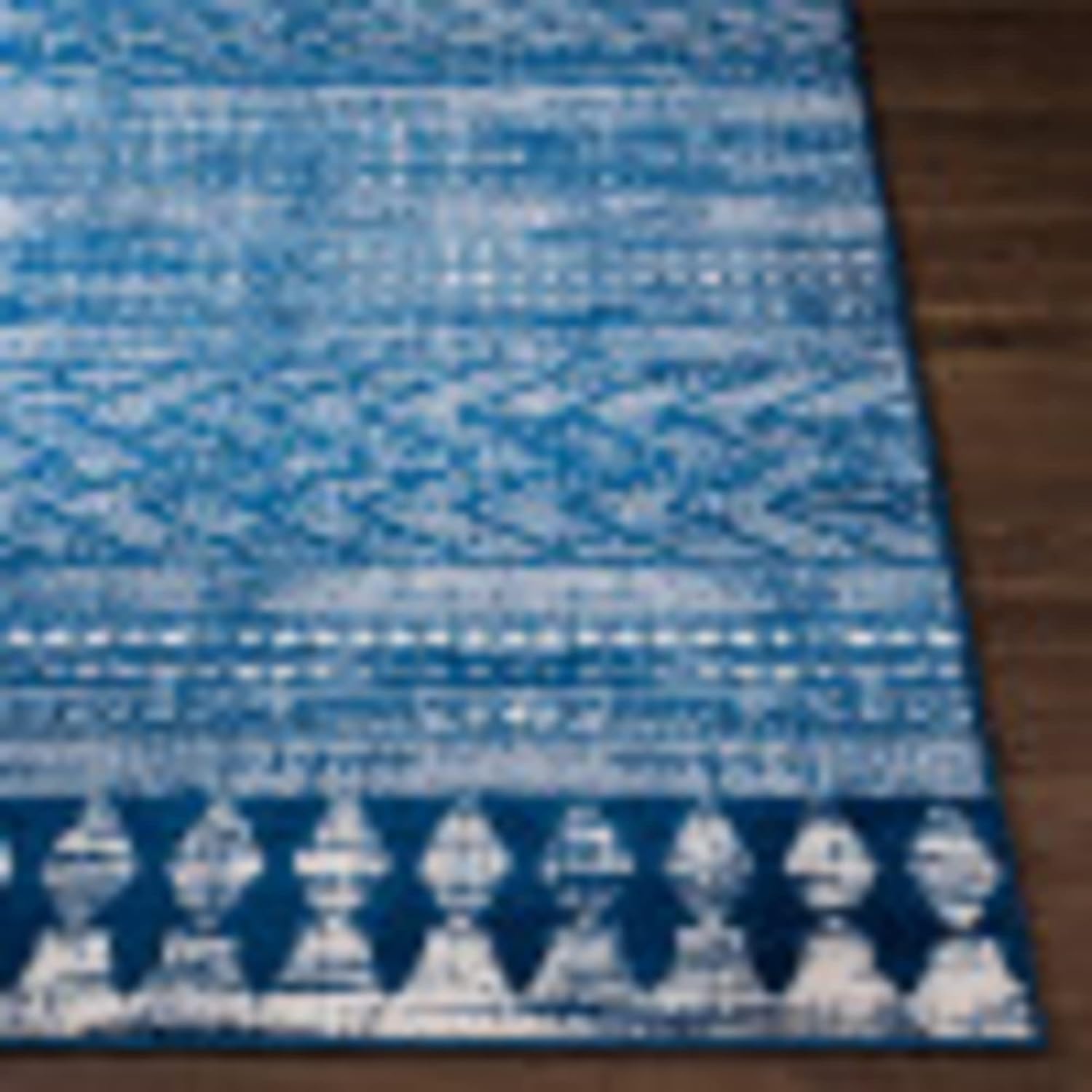Artistic Weavers Aveline – Alfombra de área, azul marinoblanco, 7’10” x 10′