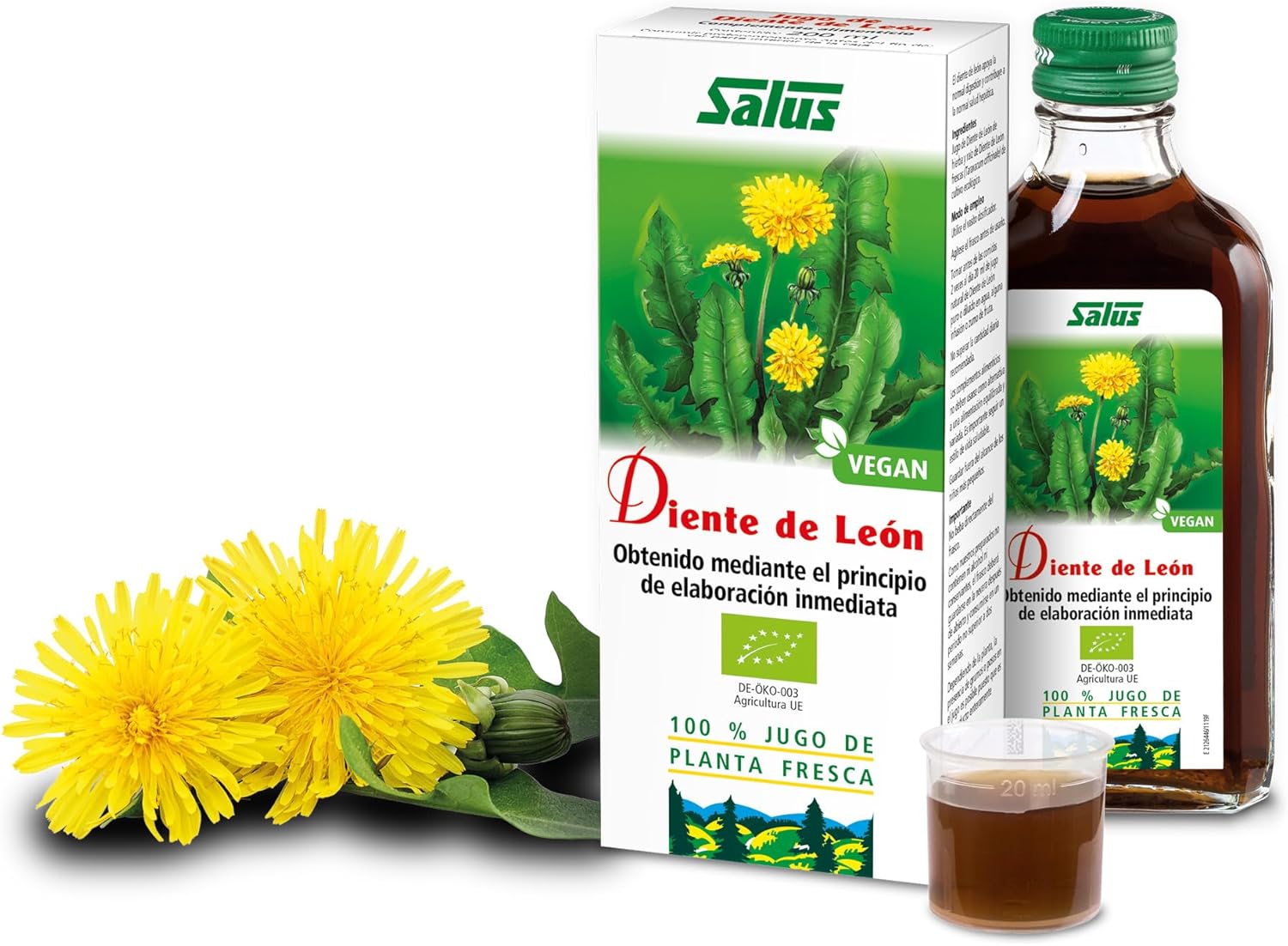 Jugo de planta de diente de león Salus 6.8 fl oz