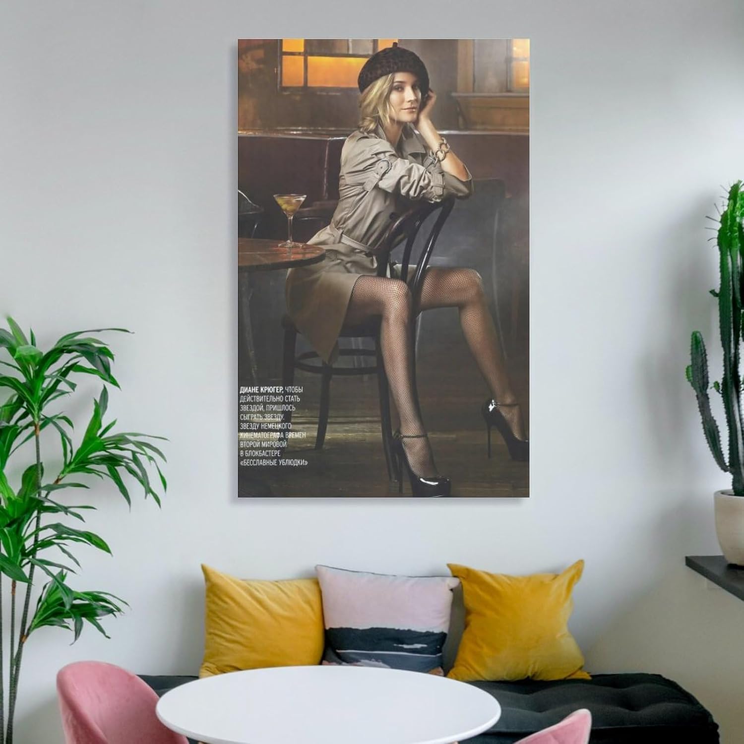 Diane Kruger – Póster de actriz sexy de 21 habitaciones, impresión artística, pintura de pared, pósteres de lienzo, regalos para decoración moderna