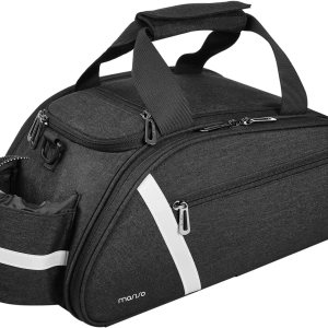 MOSISO Bolsa para portabicicletas, bolsa impermeable para maletero de bicicleta, bolsa de asiento trasero para ciclismo, soporte reflectante para MOSISO Bolsa para portabicicletas, bolsa impermeable para maletero de bicicleta, bolsa de asiento trasero para ciclismo, soporte reflectante para