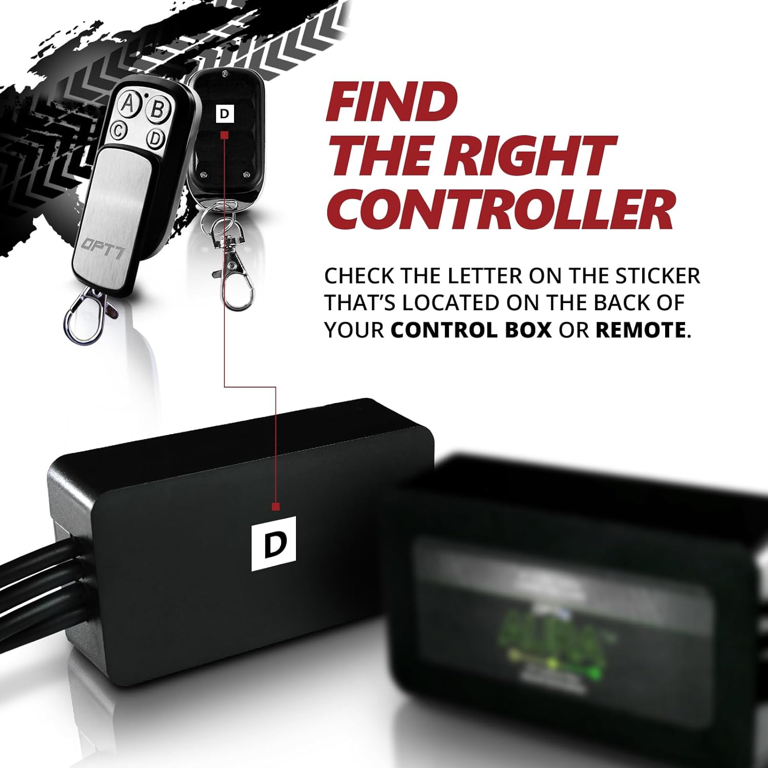 OPT7 Aura – Caja de control original D con SoundSync, función de luz de entrada de asistencia de puerta, para kit de aluminio rígido con conector
