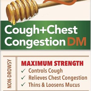 Robitussin Honey Maximum Strength DM para tos + congestión del pecho – Medicamento para aliviar la tos y congestión hecho con sabor real a miel, Robitussin Honey Maximum Strength DM para tos + congestión del pecho – Medicamento para aliviar la tos y congestión hecho con sabor real a miel,