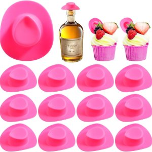 30 piezas de mini sombrero de vaquero occidental, sombrero de vaquera, sombreros de muñeca lindos de plástico, accesorios de decoración para fiesta 30 piezas de mini sombrero de vaquero occidental, sombrero de vaquera, sombreros de muñeca lindos de plástico, accesorios de decoración para fiesta