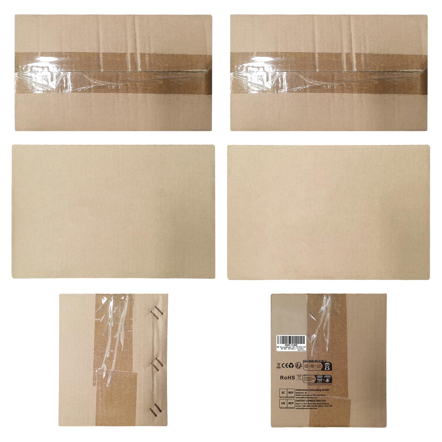stonylab Bomba de vacío de diafragma, bomba de presión compacta sin aceite con caudal de 10 lmin para trabajo de laboratorio de destilación de