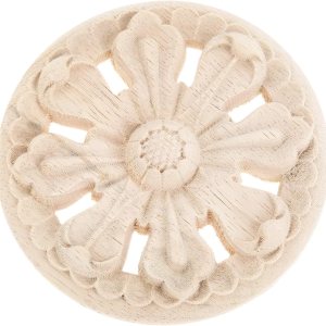 MUXSAM 1 paquete de apliques tallados Onlay, 3.94 pulgadas de diámetro, diseño de galletas redondas de madera, calcomanías para puerta, gabinete, MUXSAM 1 paquete de apliques tallados Onlay, 3.94 pulgadas de diámetro, diseño de galletas redondas de madera, calcomanías para puerta, gabinete,